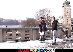 Straight honey gets seduced by gay