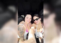 VLOG: Bare Beach in Miami with two Curvy Baddies