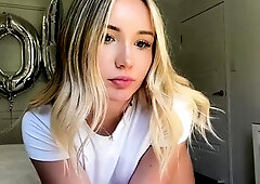 Blonde babe scarlet solo webcam