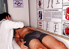 Oops... my cock went up in front of the nurse