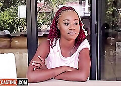 Large Breasts & Butt Black Teen RAMMED POV Doggy position In Interracial Hookup