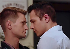 Muscled Guy & Cub Sandwich Twunk With Monstrous Stiffys