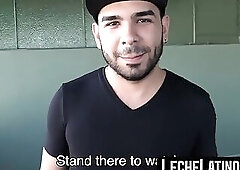 Gay banging for a macho Latino straighty for the first time