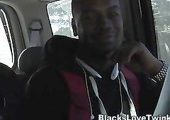 Stud rides black schlongs