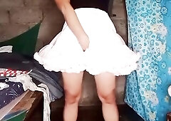 Lifted Up My Skirt During The Time That Im Peeing My Pants