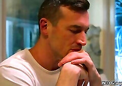 Famous podcaster anal fucks his fan on the sofa