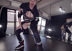 Pierced Jock Spreads Crevice On Webcam