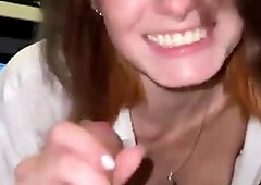 First Date Sex in Restaurant Real Couple
