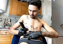 Jacked, latino boys, teen boy solo masturbation