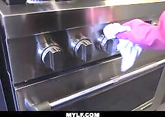 Hot Mature MILF Seduces Young Female Coworker