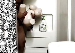 Couldn’t way to screw my sex doll so I banged her in the shower