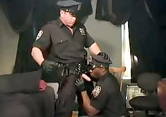 Filthy Interracial Cops Fucking