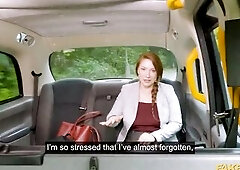 Fake Taxi - Gorgeous large melons Russian mother I'd like to fuck Sata Jones hardcore public sex with Italian cab driver