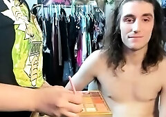 Femdom fetish bitch fuck and cumshot action with victim