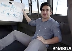 Smoking hot seductress is taming dudes cock with blowjob