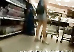 I wasn't even planning on upskirting anyone. It was supposed to be a quick travel in and out of the store, but this babe changed my mind.