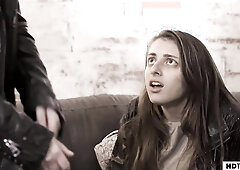 Poor girls turned into lesbian girls for money