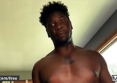 Twinks Bruno Cartella and Ty Glisten get stuck in the window for some raw action