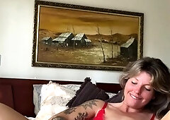 Girls Out West Amateur double toy masturbation