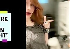 Cute Redhead Femboy Poses and Cums