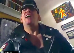 Cum in full Leather 1