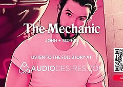 Sexy Mechanic Stranger Screws U in His Office – Public Sex & Immodest Talk - Porn Erotic Story for Sweethearts