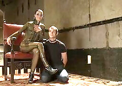 Mistress loves real life slave boy