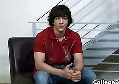 Chandler Cane wanking his great college dick