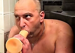 Gay anal sex, douche