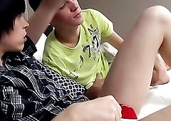 Emo gay gives head before having his tight ass railed