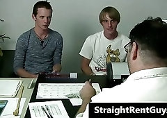 Hetero hunks go gay for cold hard cash gay porno video