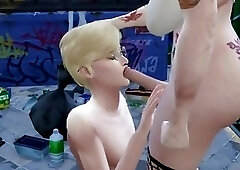 Homeless Shemale Fucks Femboy