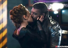 Rough sex session with a long-legged beauty Ella Hughes