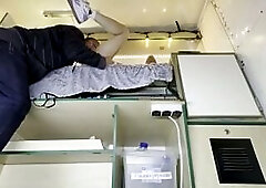 This babe did a great job by cleaning my food truck so as a award I drilled her hawt butt