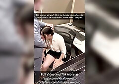 Oriental Girlfriend becomes Free Use Office Stress release floozy