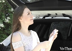 Car Wash Tease - Emily First & Sylvia Wise