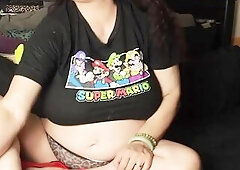 See Large Boob Icon Latin chick Older chick ride a Monster Vibrator with her chunky curly twat all during the time that clothed in Neon Green nylons a