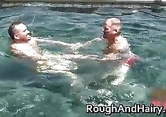 Gay sex by the pool with Chris Michaels & Ryan Richards