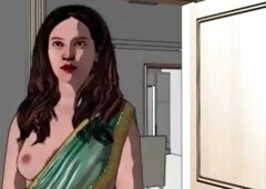 Hot animated, cartoon movie, squirting pussy