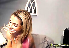 Friendly Hot MILF With Blonde Pink Hair and Tattoos