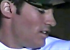 Army sucking and fucking outdoor