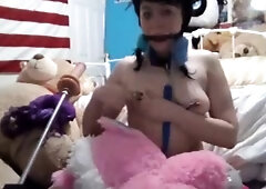 Hottest brunette solo webcam masturbation 2