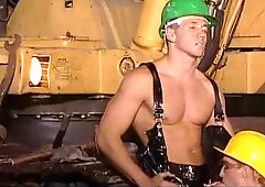 Orgy in construction site: Big Tits, Blowjob  Anal Porn