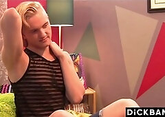 Fat dick, hairy man, anal masturbation