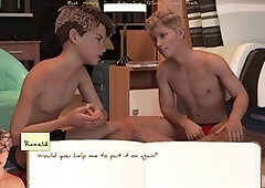 Bareback domination, gay domination and submission, straight college guys