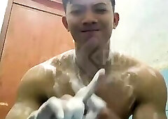 Hot influencer solo in bed