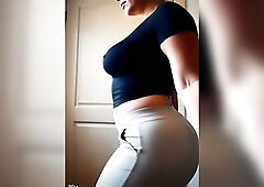 Voluptuous and fiery mother I'd like to fuck seduces u with her irresistible curves - AI generated