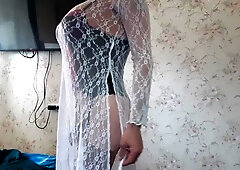 Kristino4ka24 Femboy Sheer Dress