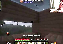 Sexy Banging with Breasty Sweetie Fox After Playing Minecraft