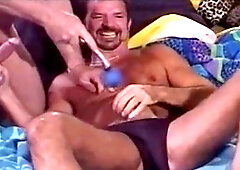 Big cock bareback, public bareback, cum tribute